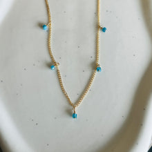 Load image into Gallery viewer, WEST BLUE APATITE NECKLACE
