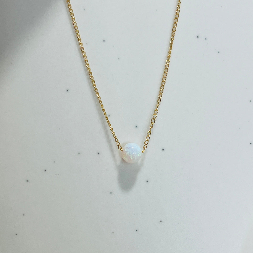 FLOATING OPAL NECKLACE