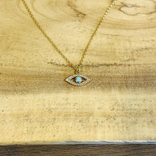 Load image into Gallery viewer, OPAL EVIL EYE NECKLACE
