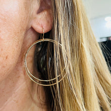 Load image into Gallery viewer, DUO HOOP EARRINGS
