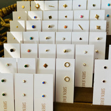 Load image into Gallery viewer, TINY OPAL STUD EARRINGS
