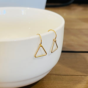 TRIANGLE THEADER EARRINGS
