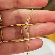 Load image into Gallery viewer, HERKIMER DIAMOND BAR NECKLACE
