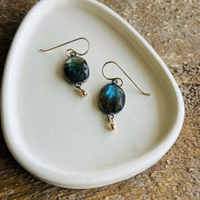 Load image into Gallery viewer, LABRADORITE EARRINGS

