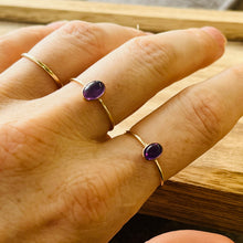 Load image into Gallery viewer, AMETHYST OVAL RING

