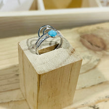 Load image into Gallery viewer, AMAZONITE ARCH RING SET
