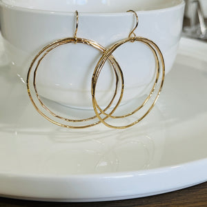 DUO HOOP EARRINGS