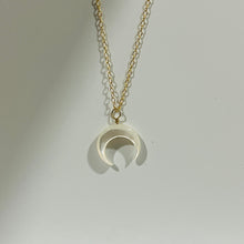 Load image into Gallery viewer, MOP CRESCENT NECKLACE
