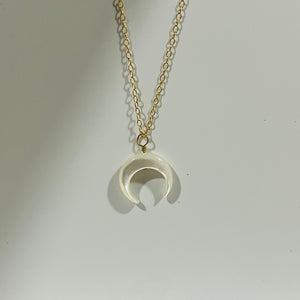 MOP CRESCENT NECKLACE