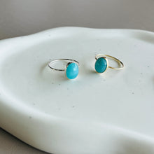 Load image into Gallery viewer, AMAZONITE OVAL RING
