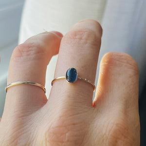 IOLITE LARGE OVAL RING