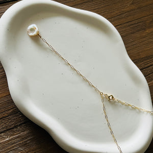 PEARL BACK NECKLACE