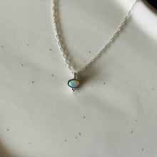 Load image into Gallery viewer, SILVER OPAL NECKLACE
