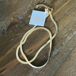 BILLIE HERRINGBONE CHAIN IN 3 WIDTHS