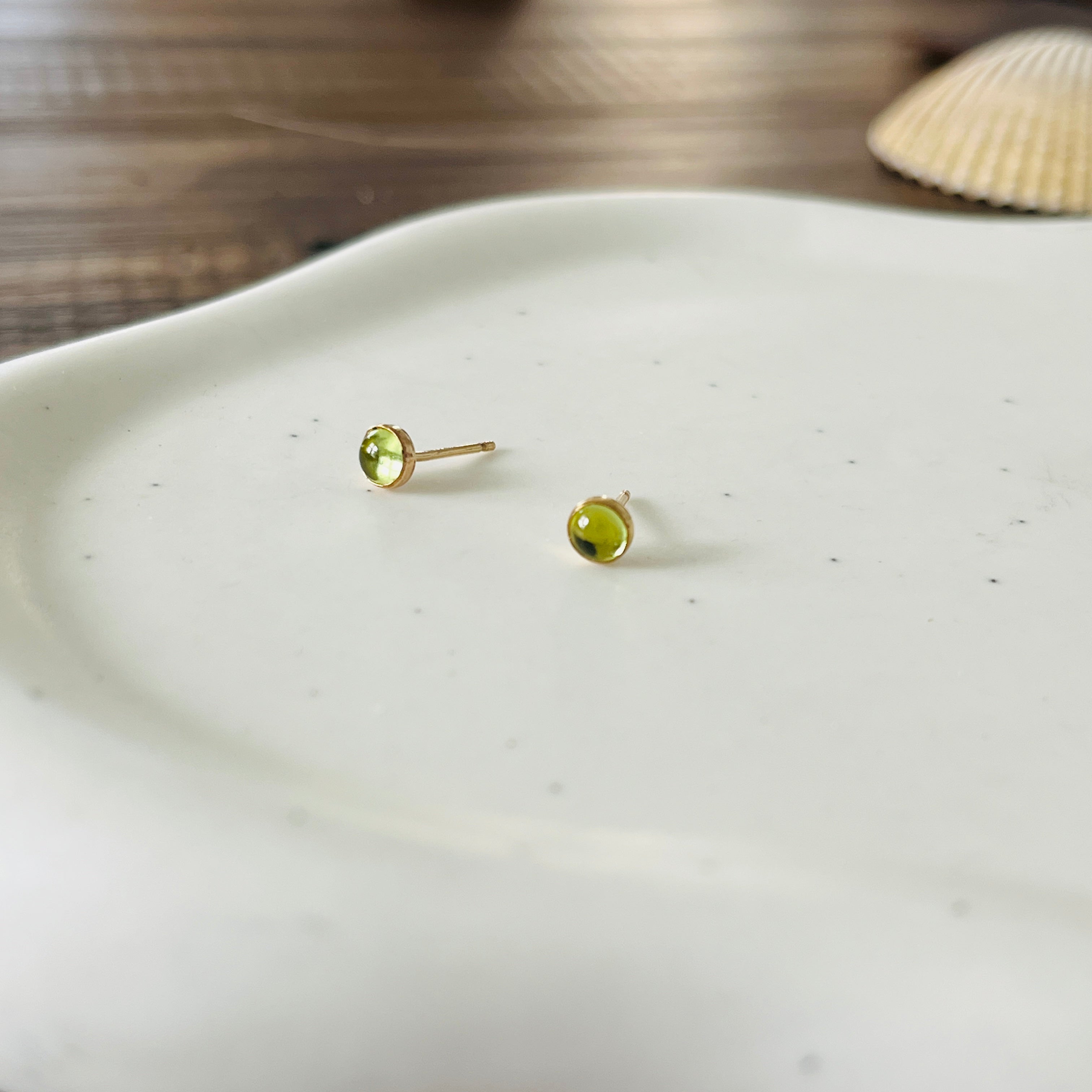 PERIDOT STUD EARRINGS – SIREN JEWELRY