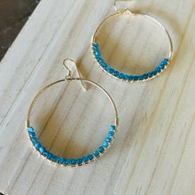 Load image into Gallery viewer, BLUE APETITE HOOPS
