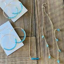 Load image into Gallery viewer, BLUE APETITE BAR NECKLACE
