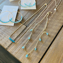 Load image into Gallery viewer, BLUE APETITE BAR NECKLACE
