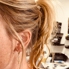 Load image into Gallery viewer, NORTH STAR HUGGIE EARRINGS
