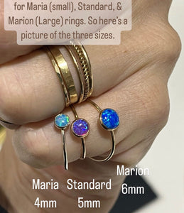 MARION LARGE OPAL RING