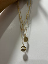 Load image into Gallery viewer, OPAL EVIL EYE COIN NECKLACE
