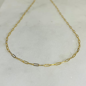 BABY PAPER CLIP CHOKER NECKLACE