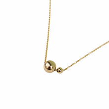 Load image into Gallery viewer, 2 BALL NECKLACE
