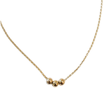 Load image into Gallery viewer, 3 BALL NECKLACE
