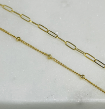 Load image into Gallery viewer, BABY PAPER CLIP CHOKER NECKLACE
