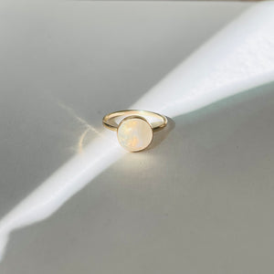 MEGA RAINBOW MOONSTONE RING