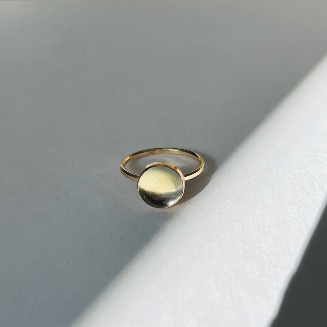 MEGA GREEN AMETHYST RING