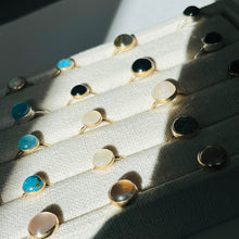 Load image into Gallery viewer, MEGA RAINBOW MOONSTONE RING
