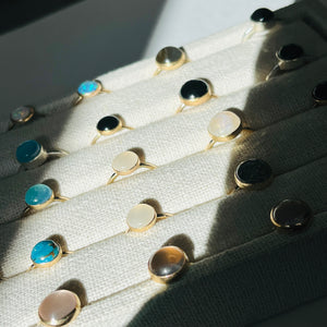 MEGA RAINBOW MOONSTONE RING