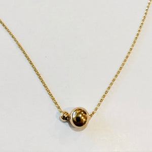 2 BALL NECKLACE