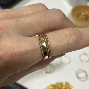 GLITTER STACKING RING