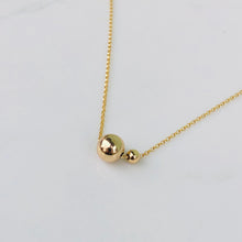 Load image into Gallery viewer, 2 BALL NECKLACE
