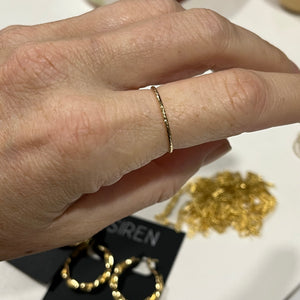 GLITTER STACKING RING